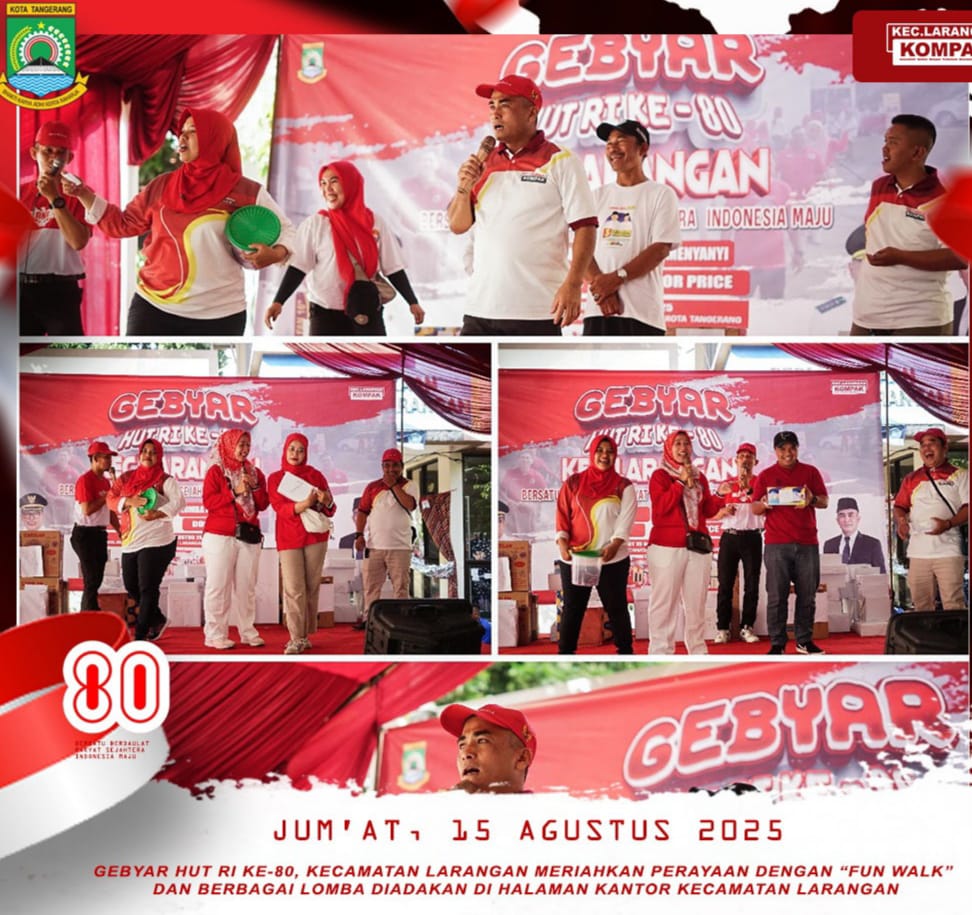IMG-20250818-WA0010 Gebyar HUT Ke-80 RI Di Larangan, H. Nasrullah: Tekankan Pentingnya Gotong Royong dan Kreativitas Pemuda