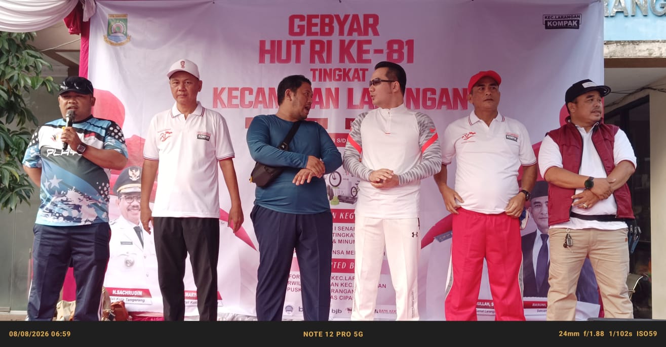 Gebyar HUT RI ke-81 Kecamatan Larangan Meriah Hadir Anggota DPRD dan Tokoh Masyarakat