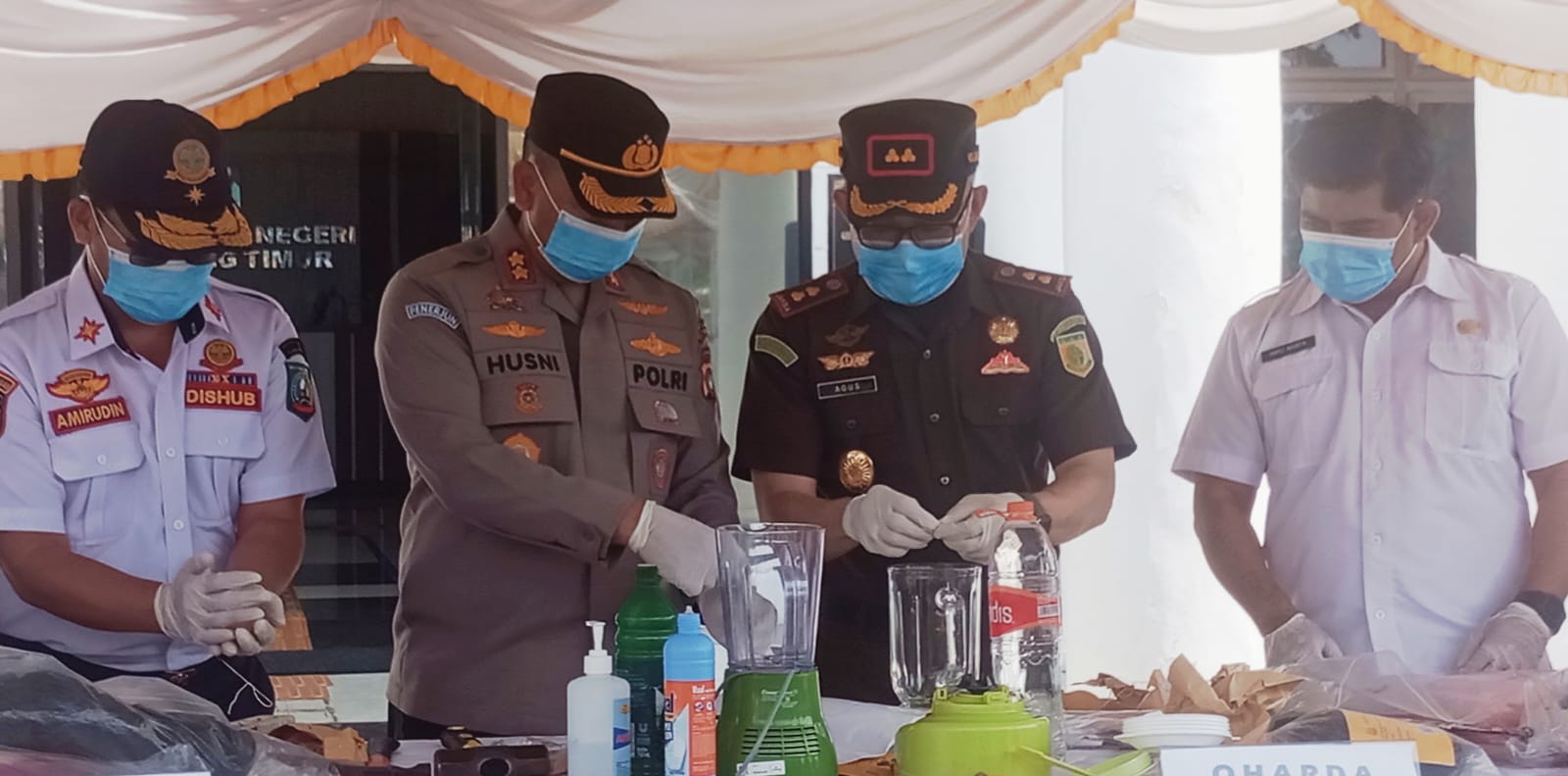 Sinergi Penegakan Hukum Kejari Beltim Musnahkan Barang Bukti dari 11 Perkara