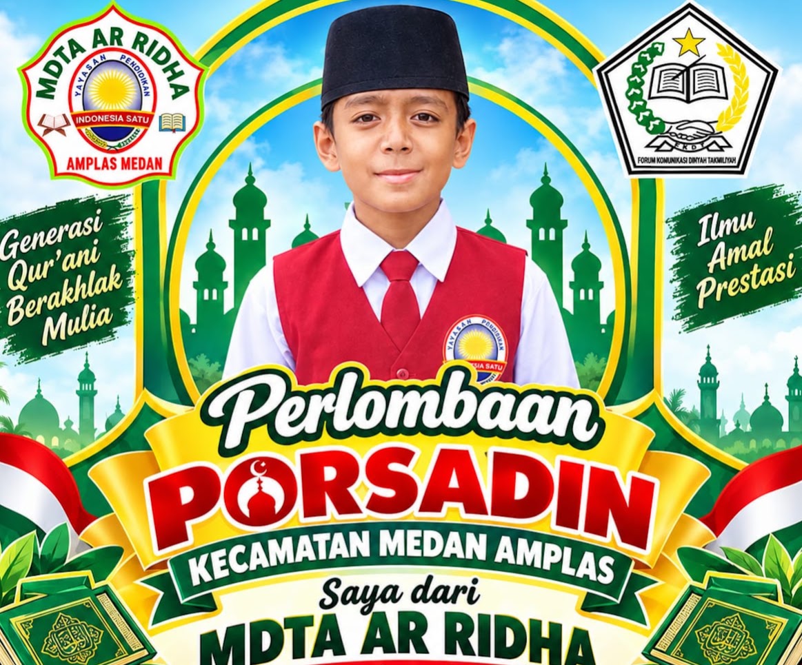 MDTA Ar Ridha Siap Ikuti PORSADIN 2026 Tingkat Kecamatan Medan Amplas