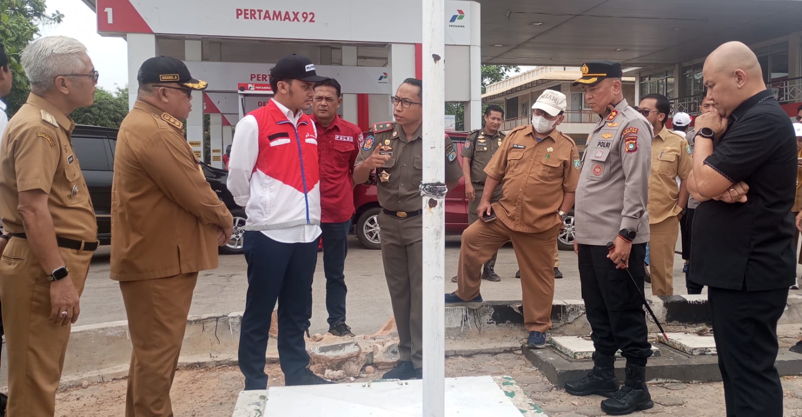Distribusi BBM Tepat Sasaran, Pemkab Beltim Tinjau Penerapan Kartu Kendali di SPBU Padang
